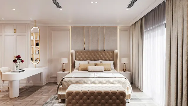 Thiết Kế Nội Thất Biệt Thự Cổ Điển Hoàng Gia