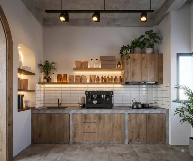 Thi Công Quán Cafe Rustic Wabi-Sabi Coffee - Ảnh 5