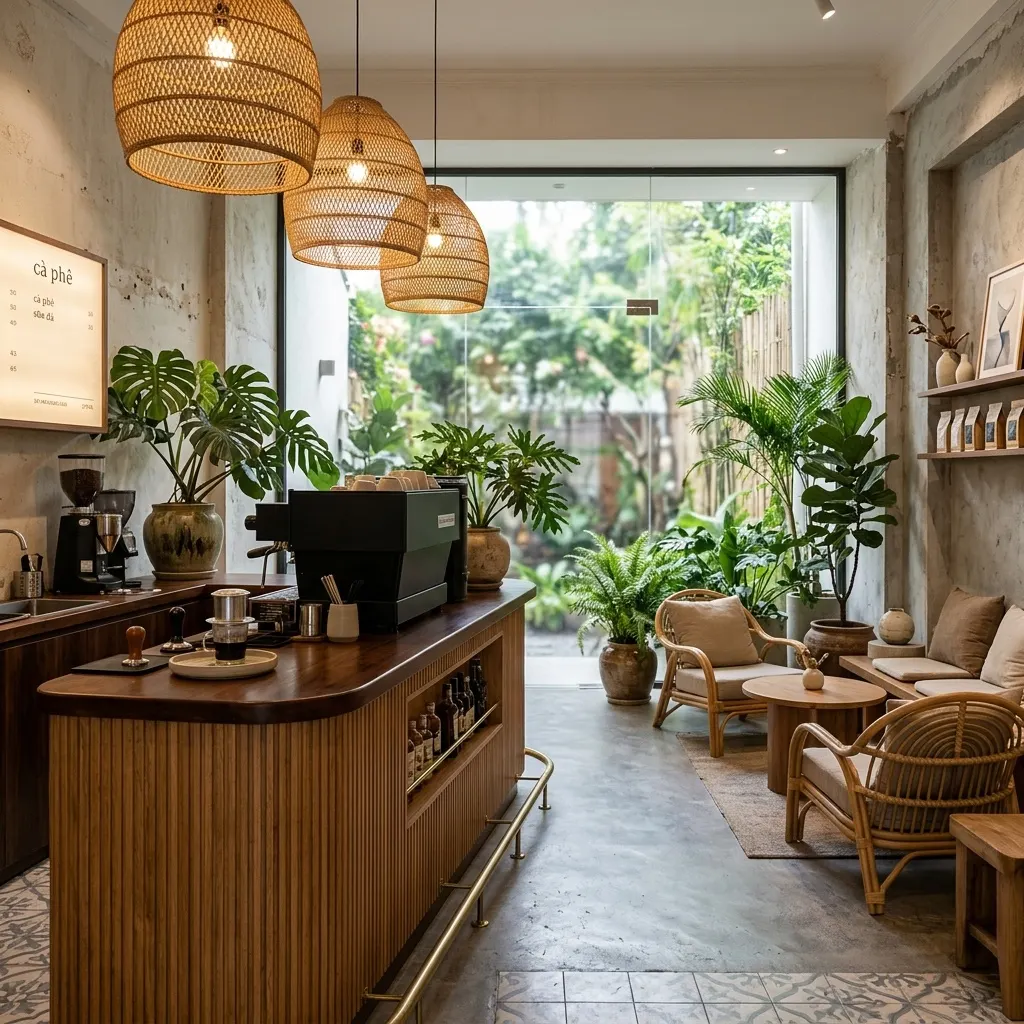 Thiết kế thi công quán Cafe